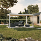 Pergola Piano, Louvered Roof, Manual Control (Crank)