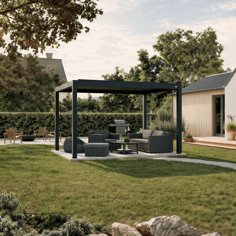 Pergola Piano – Manual Louvered Roof - Crank system